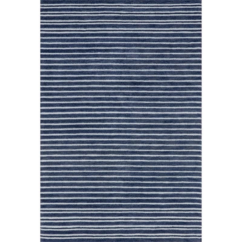 Pacific Striped Wool Area Rug