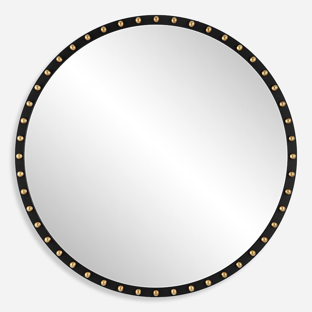 Uttermost 09949 Sele 50-3/8" Diameter Circular Flat Accent Mirror
