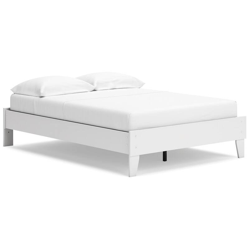 Signature Design by Ashley Socalle White Panel Platform Bed