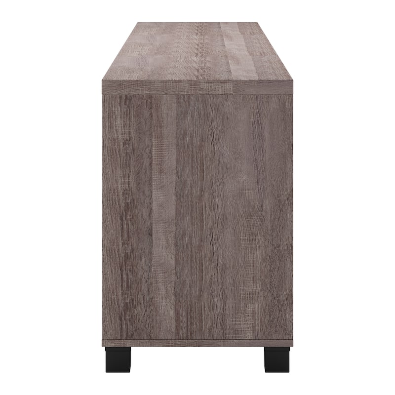 Virlomi TV Stand with Doors, TVs up to 85"