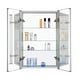 preview thumbnail 76 of 89, Bathroom Medicine Cabinet, Aluminum, Recessed/Surface Mount, Right/Left Hinged, Mirrored Interior