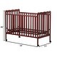 preview thumbnail 7 of 16, 3-In-1 Convertible Crib , Made Of Sustainable Pinewood, Non-Toxic Finish, Comes With Locking Wheels, Wooden Nursery Furniture