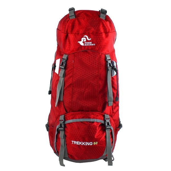 FreeKnight Authorized Outdoor Camping Bag Trekking Hiking Backpack Red 60L