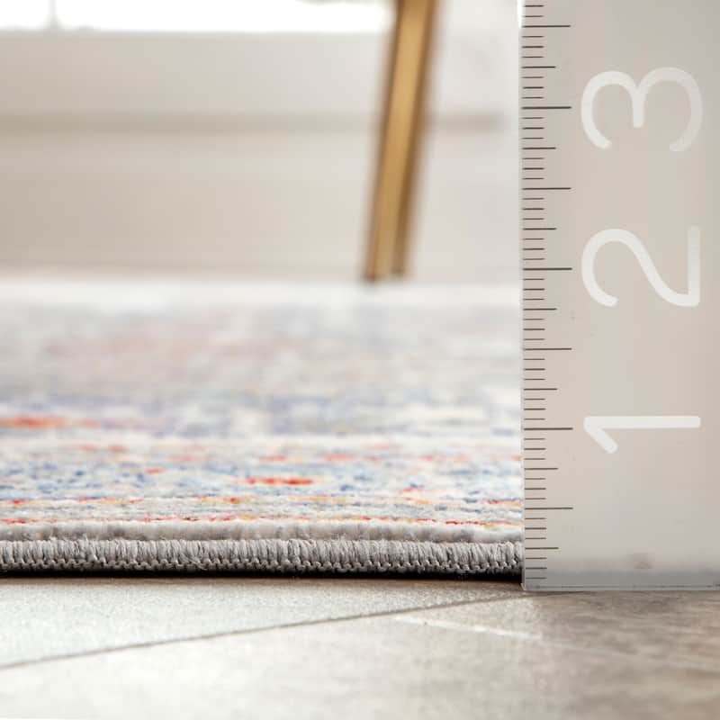 Nuloom Traditional Vintage Geometric Tiles Alonzo Area Rug