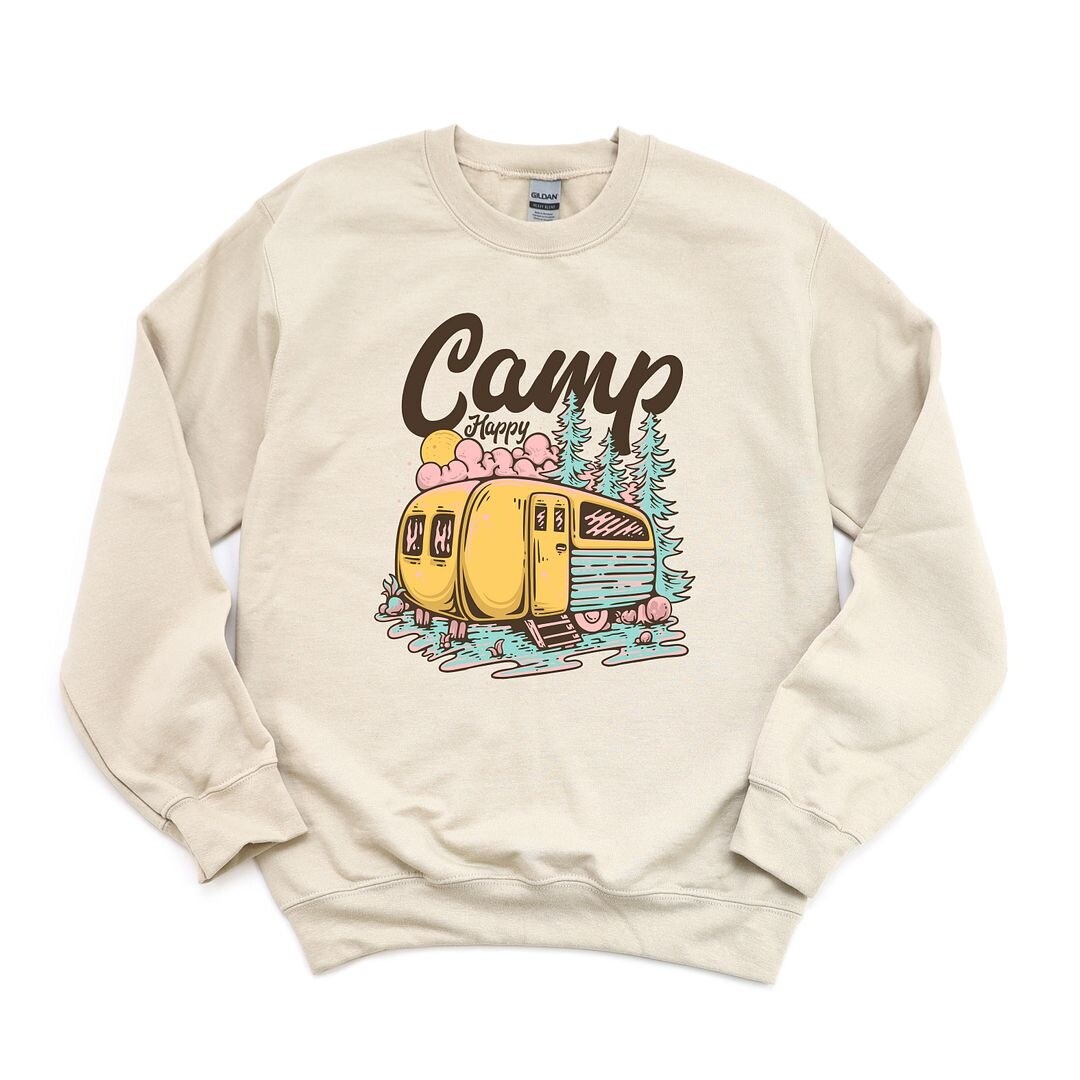 Camp Happy Graphic Sweatshirt - Bed Bath & Beyond - 42026572
