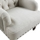 preview thumbnail 7 of 9, Flavie Textured Fabric Accent Chair