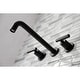 preview thumbnail 37 of 36, Manhattan 3-Hole Wall Mount Roman Tub Faucet in Brushed Brass