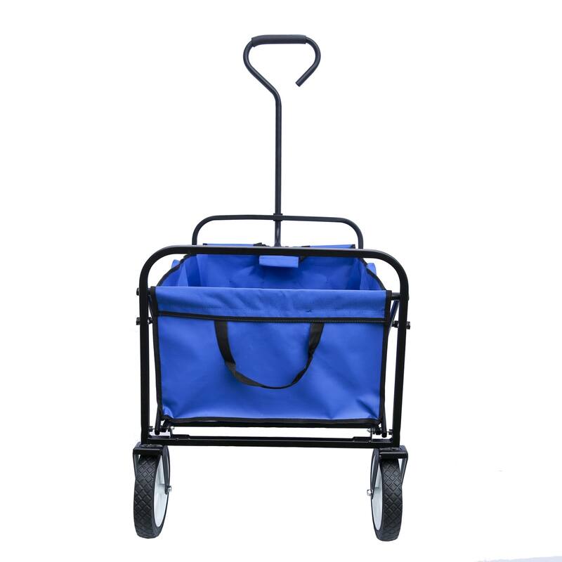 Multifunctional Folding Cart with 360° Rotating Wheels