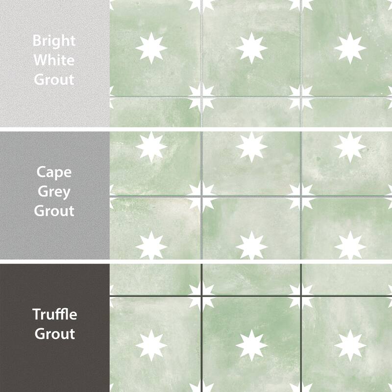 Merola Tile Starlight Sage 17-3/8" x 17-3/8" Porcelain Floor and Wall Tile