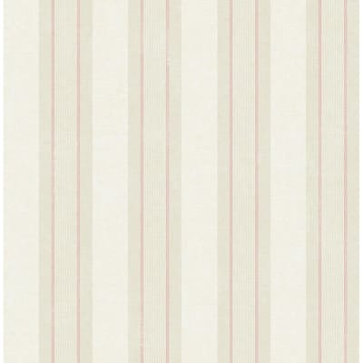 Seabrook Designs Polina Stripes Unpasted Wallpaper
