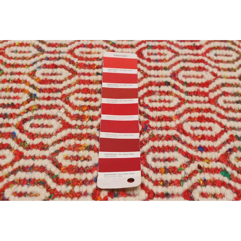 Nevada Red Kilim 5'1" x 7'1" - 5'1 x 7'1