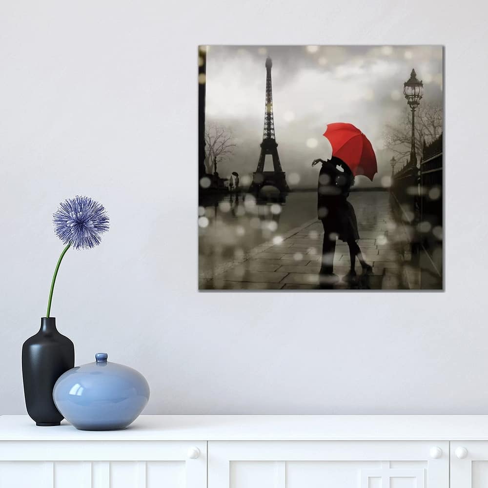 iCanvas "Paris Romance" by Kate Carrigan Canvas Print