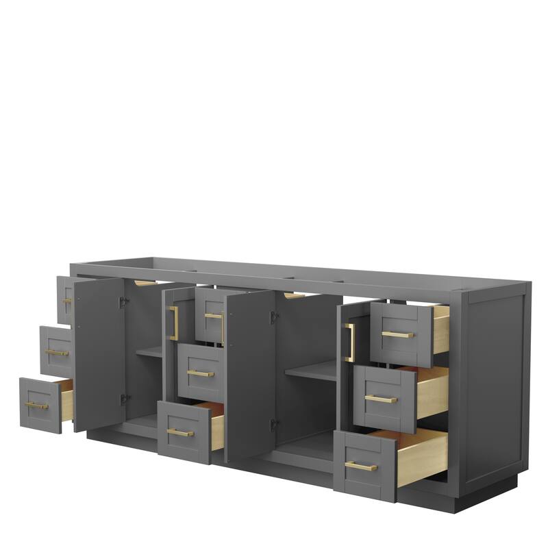Miranda Double Bathroom Vanity Cabinet, No Mirror