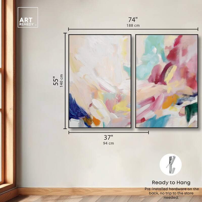 Unbridled Spirit I Canvas Set of 2 by Art Remedy