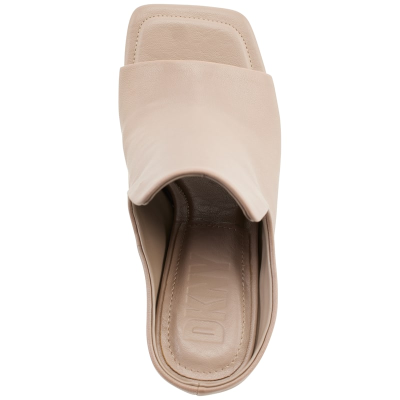 DKNY Ritzy Leather Heeled Mule