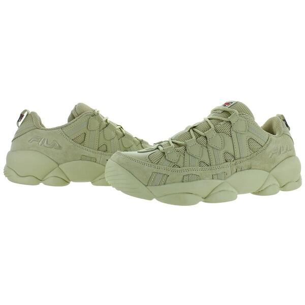 Shop Fila Mens Spaghetti Low Sneakers Suede Mesh Overstock
