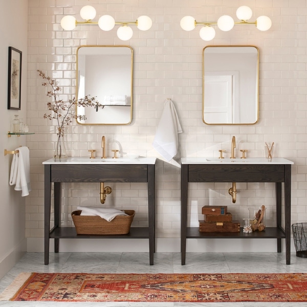 Gold and chrome vanity light cheap