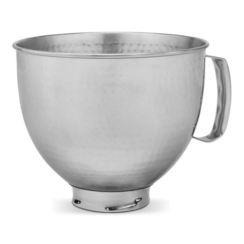 KitchenAid 5-Quart Tilt-Head Hammered Stainless Steel Bowl
