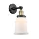Option Black Antique Brass / Matte White