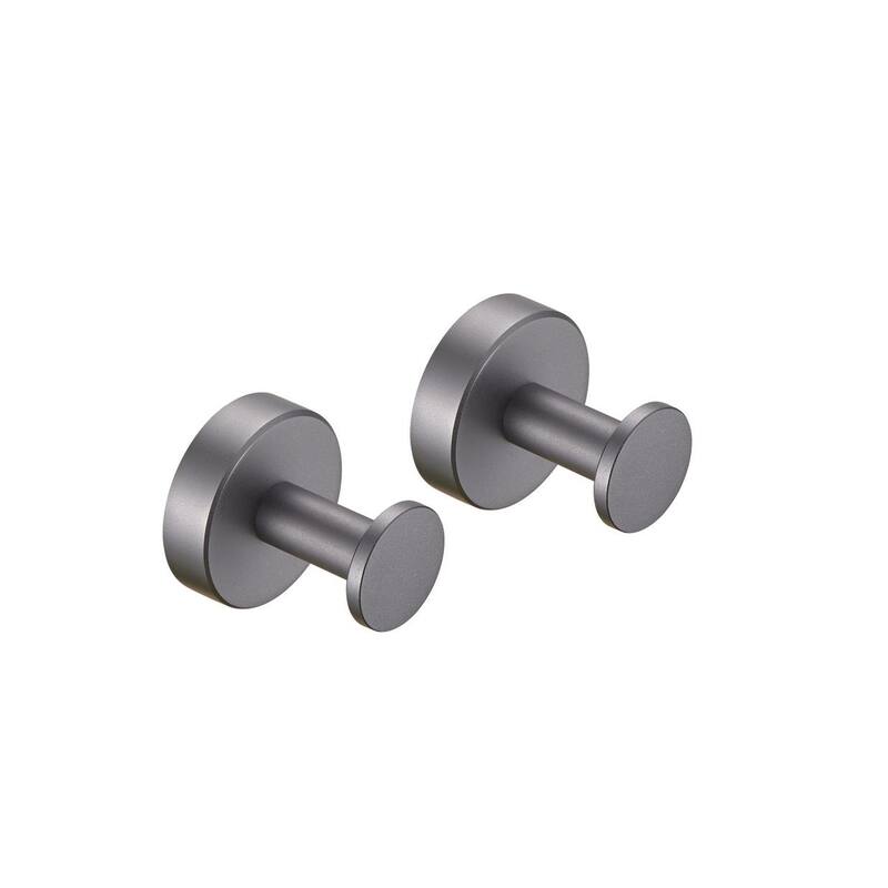 Round Base Wall Hanging Coat Hook with Screws Hook
