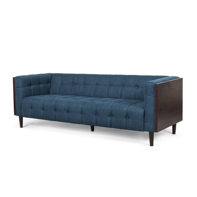 Contemporary Design Button-Tufted Upholstered Sofa