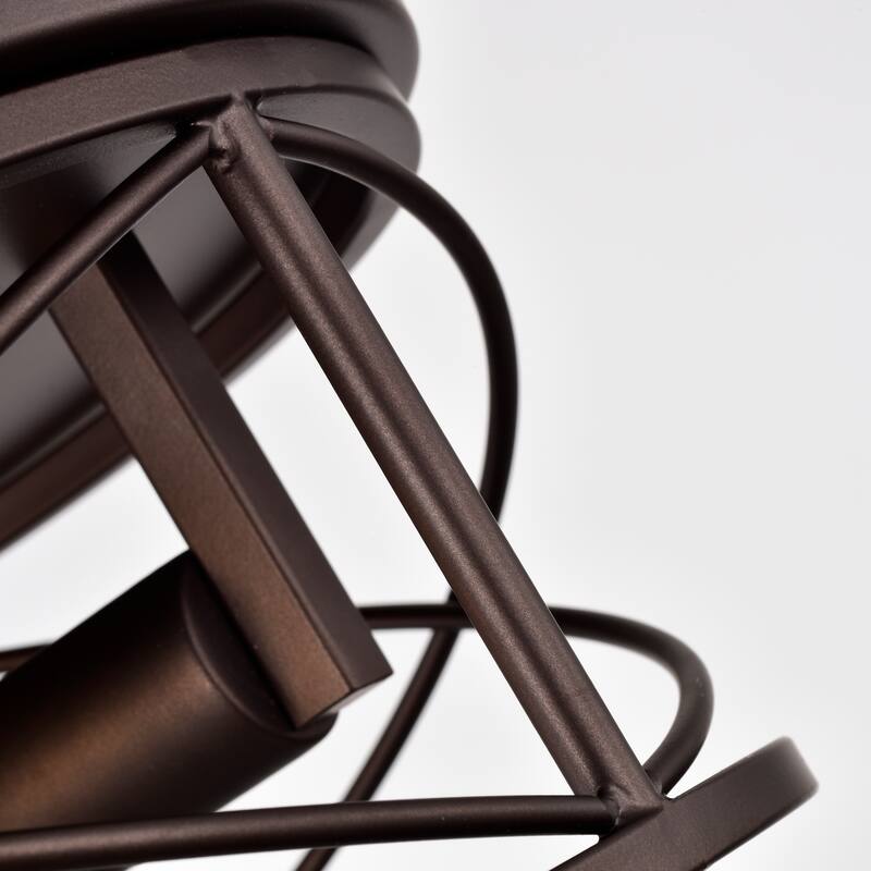 2-light Oil Rubbed Bronze Flush Mount