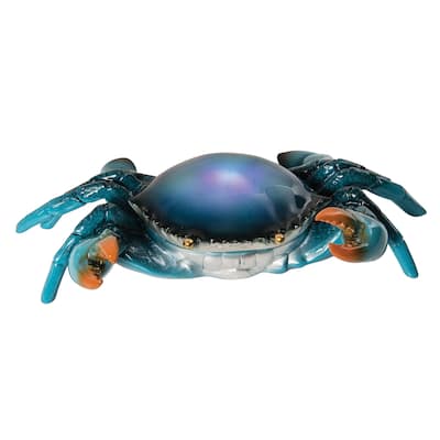 Crab with Led Figurine - Blue