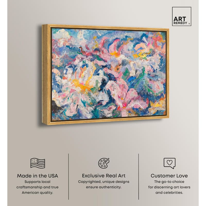 Pastel Riot II Canvas by Art Remedy