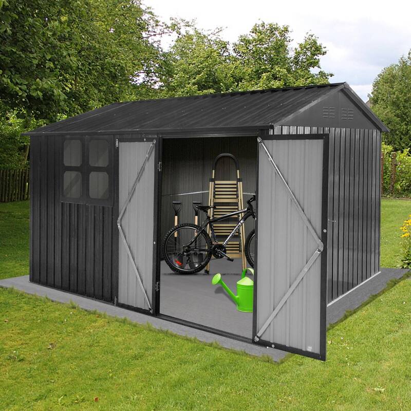 10'x8' Outdoor Metal Storage Shed