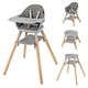 preview thumbnail 21 of 30, 6-in-1 Baby High Chair with Removable Dishwasher and Safe Tray - 24.5" x 23" x 35.5"