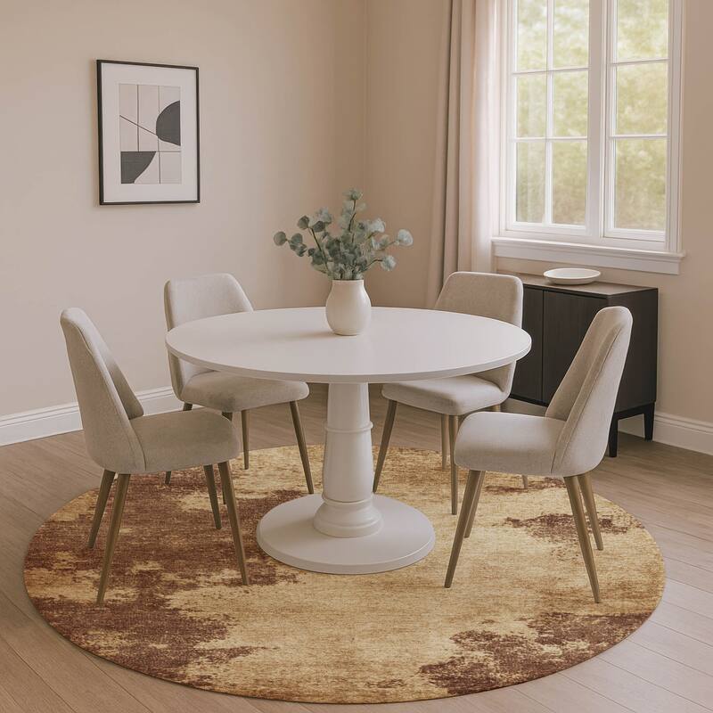 Premium Washable Super Soft Mayfield Rug - Mocha - 8' x 8'