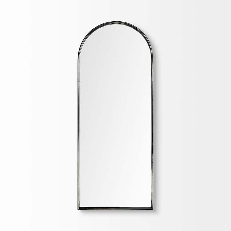 Agatha Metal Frame Arched Rectangular Mirror - 70" x 28"