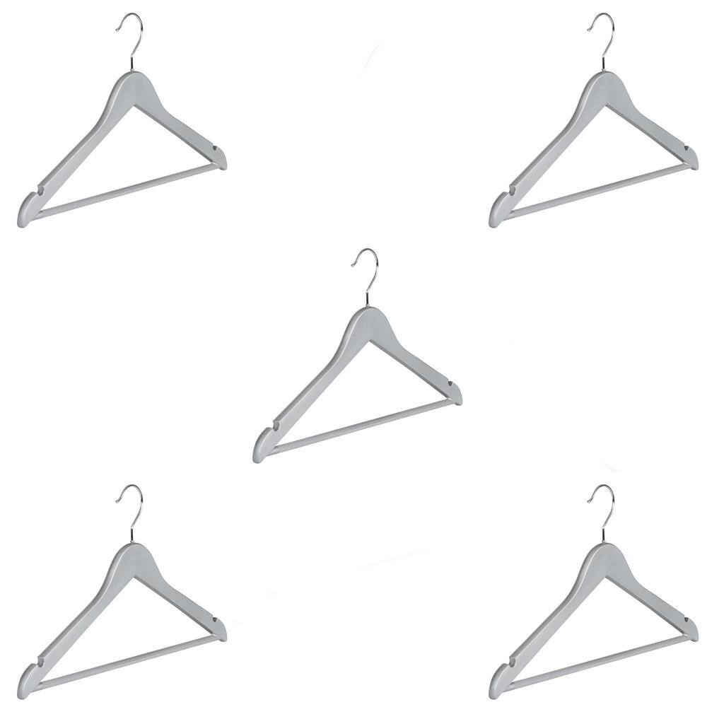 Abs plastic Clothes/Suit Hangers, Perfect for Dresses Blouses&Pants,Shirts, Sweaters, Coat Set of 5