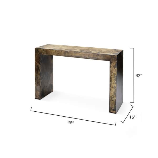 Jamie Young Charlemagne Acid Wash Console Table