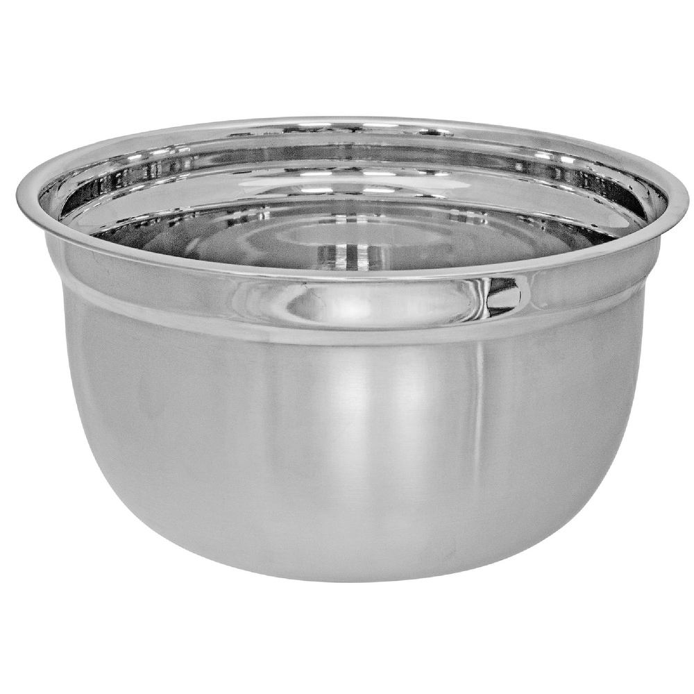 Three Piece Heavy Duty Stainless Steel German Mixing Bowl Set, 3