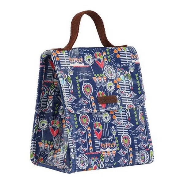 indigo lunch bag