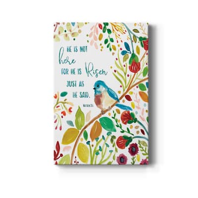 He is Risen Premium Gallery Wrapped Canvas - Ready to Hang