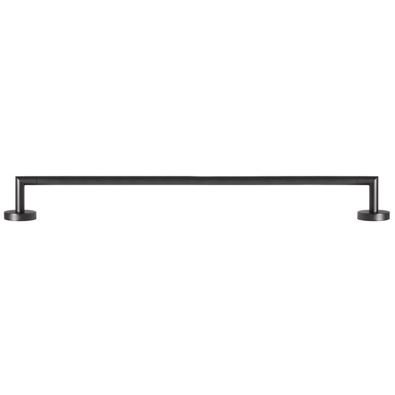 Design House Graz Park Matte Black Towel Bar for Bathroom