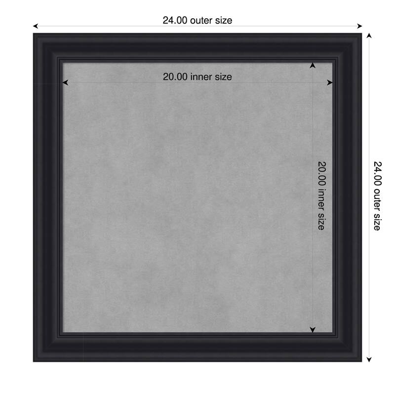 Amanti Art Dalat Black Framed - 24 x 24 in - Dalat Black