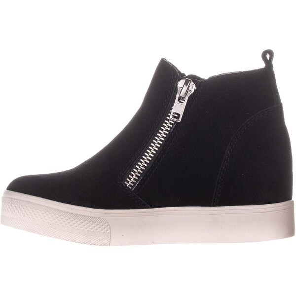 steve madden black wedgie