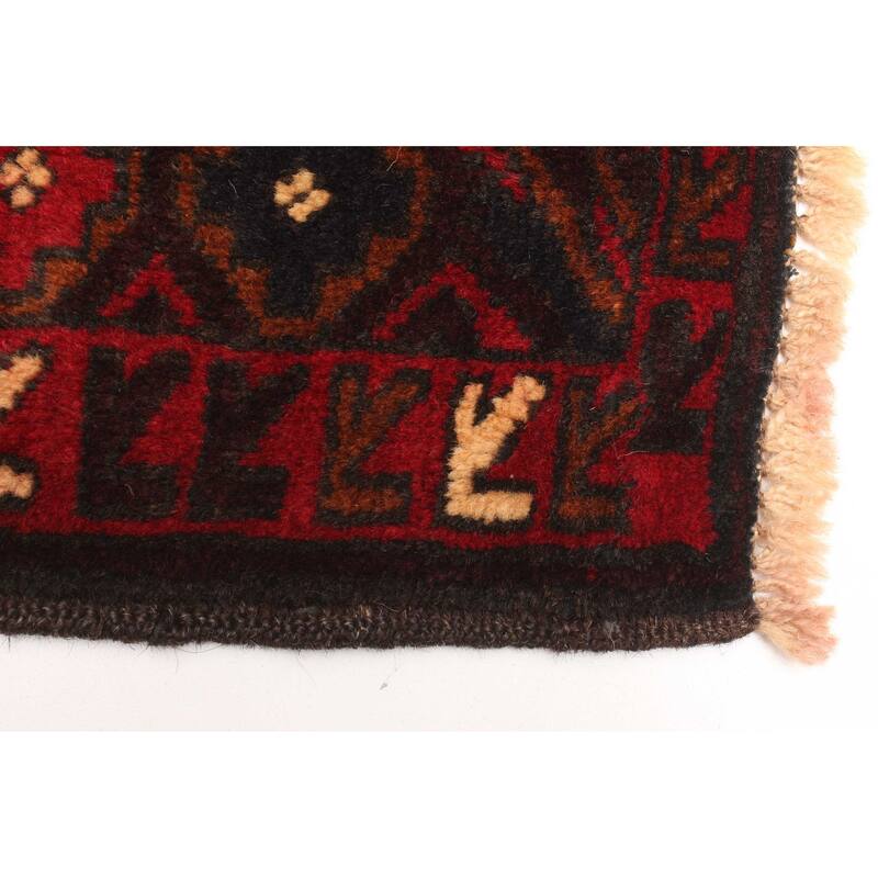 ECARPETGALLERY Hand-knotted Teimani Dark Navy Wool Rug - 2'11 x 4'9