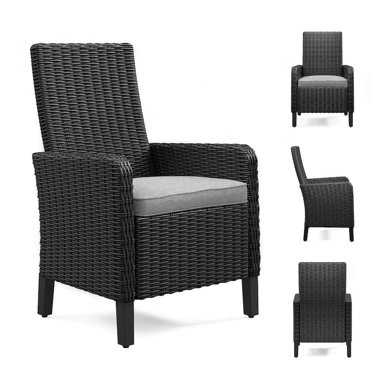 Signature Design By Ashley Beachcroft Outdoor Dining Chairs Set - 25.5" W x 25.63" D x 40.25" H