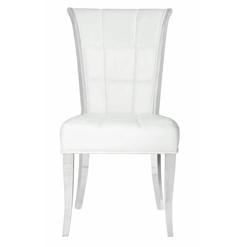 Somette Aurelia Tufted Side Chair, Set of 2 - 27.8" x 20.3" x 37.8"
