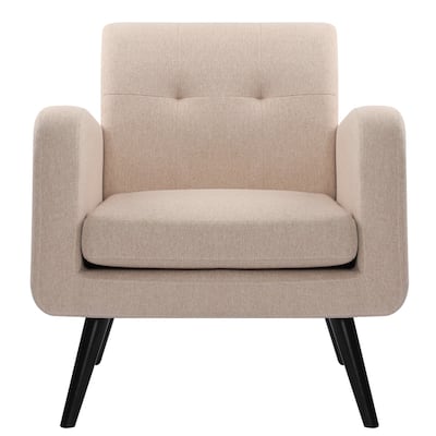 Mid Century Fabric Modern Accent Chair Armchair
