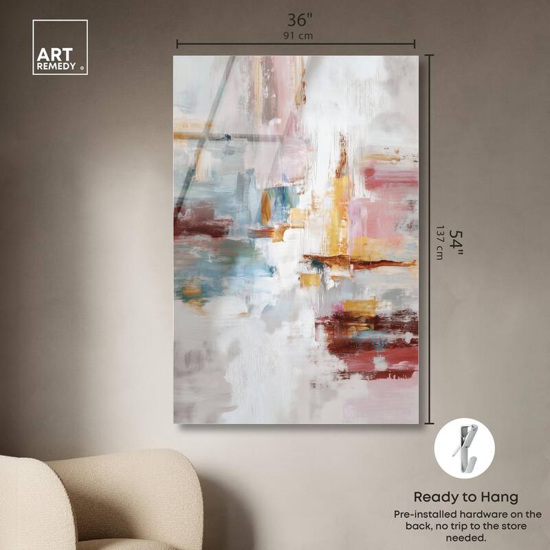 Warmth and cool I Acrylic by Art Remedy, Ready to Hang
