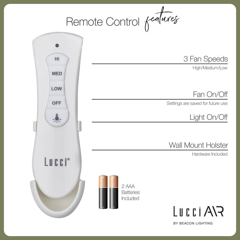 Lucci Air Aria 52-inch LED Light with Remote Ceiling Fan