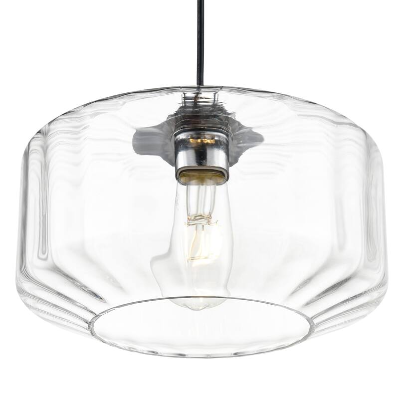 Light Society Knox Pendant Light - Chrome/Clear