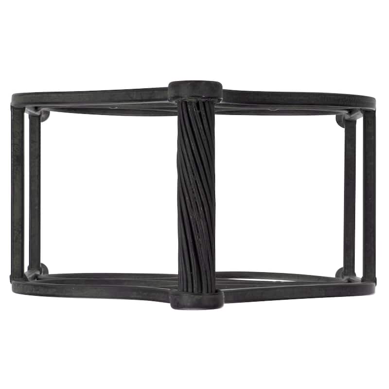 SAFAVIEH Outdoor Living Floyd 4 Wine Bottle Holder - 10"W x 6"D x 14"H