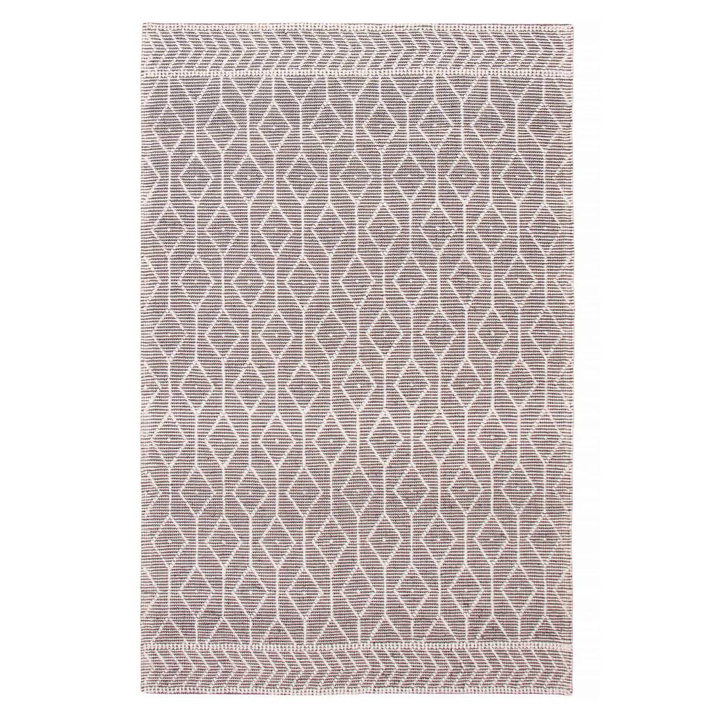 ECARPETGALLERY Braid weave Sienna Grey Wool Rug - 6'1 x 9'4