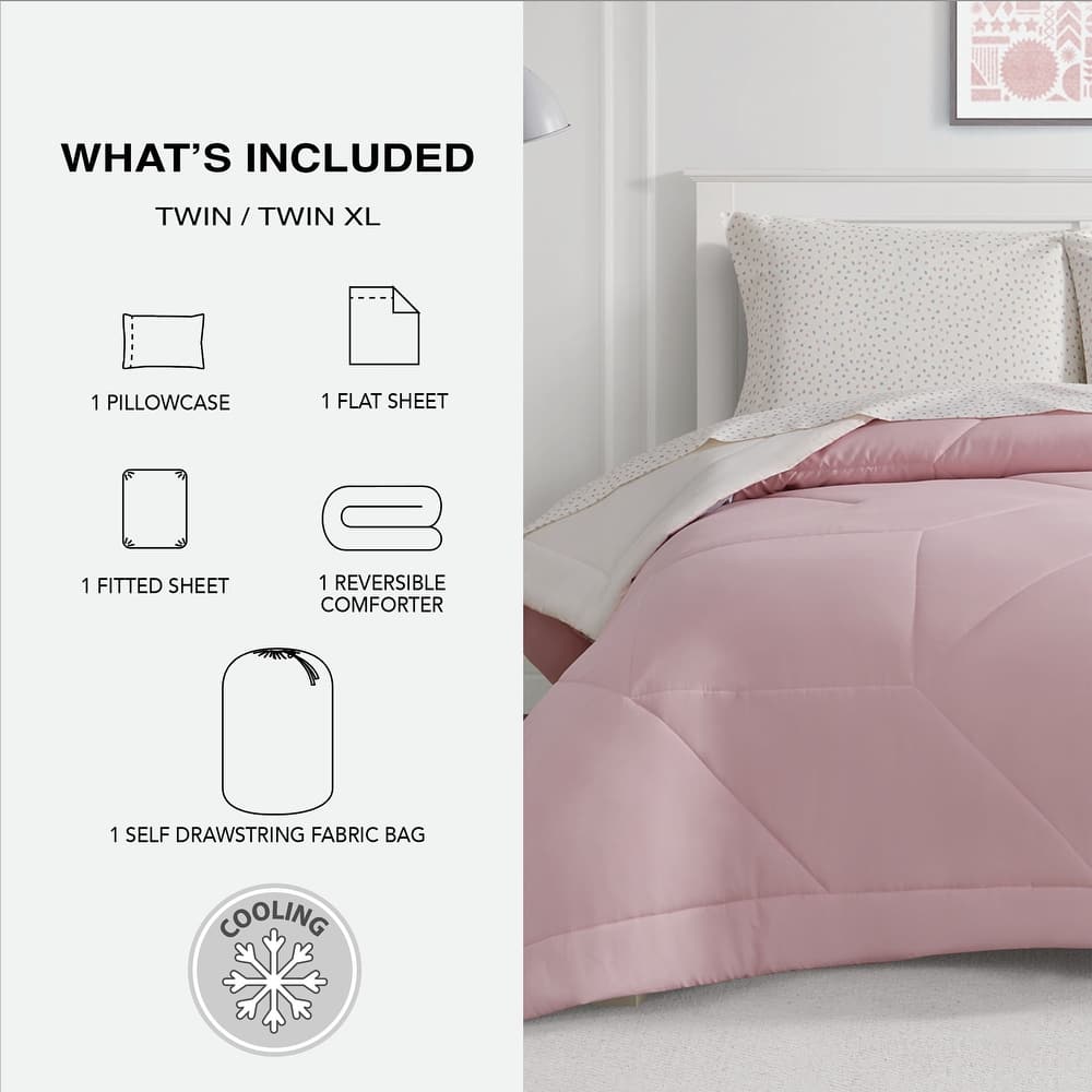 Cooling Technology 5-Piece Bed in a Bag